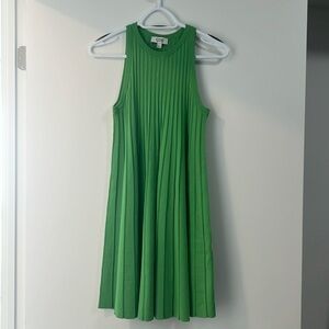 COS green mini dress